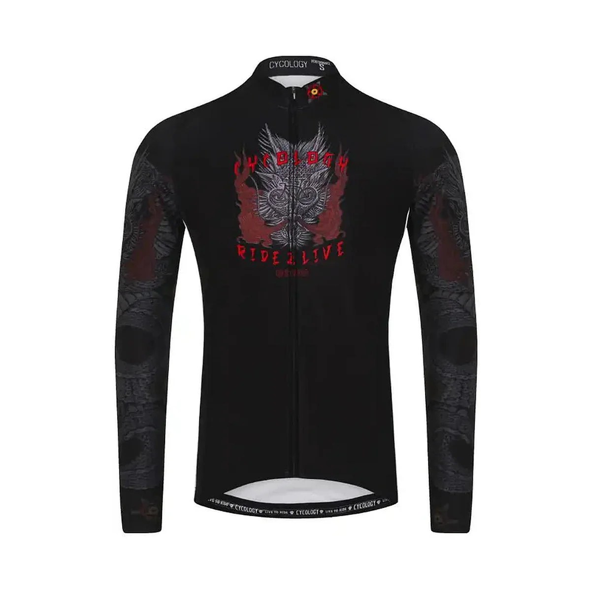 CYCOLOGY DRAGON MEN%27S LONG SLEEVE JERSEY Langarm Radtrikot CYCOLOGY DRAGON MEN%27S LONG SLEEVE JERSEY Langarm Radtrikot