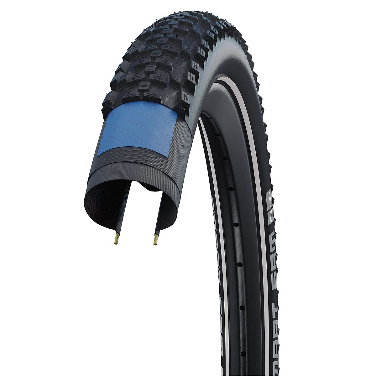 Schwalbe Smart Sam Performance RaceGuard DD E-50 Reflex MTB-Drahtreifen – Bild 2