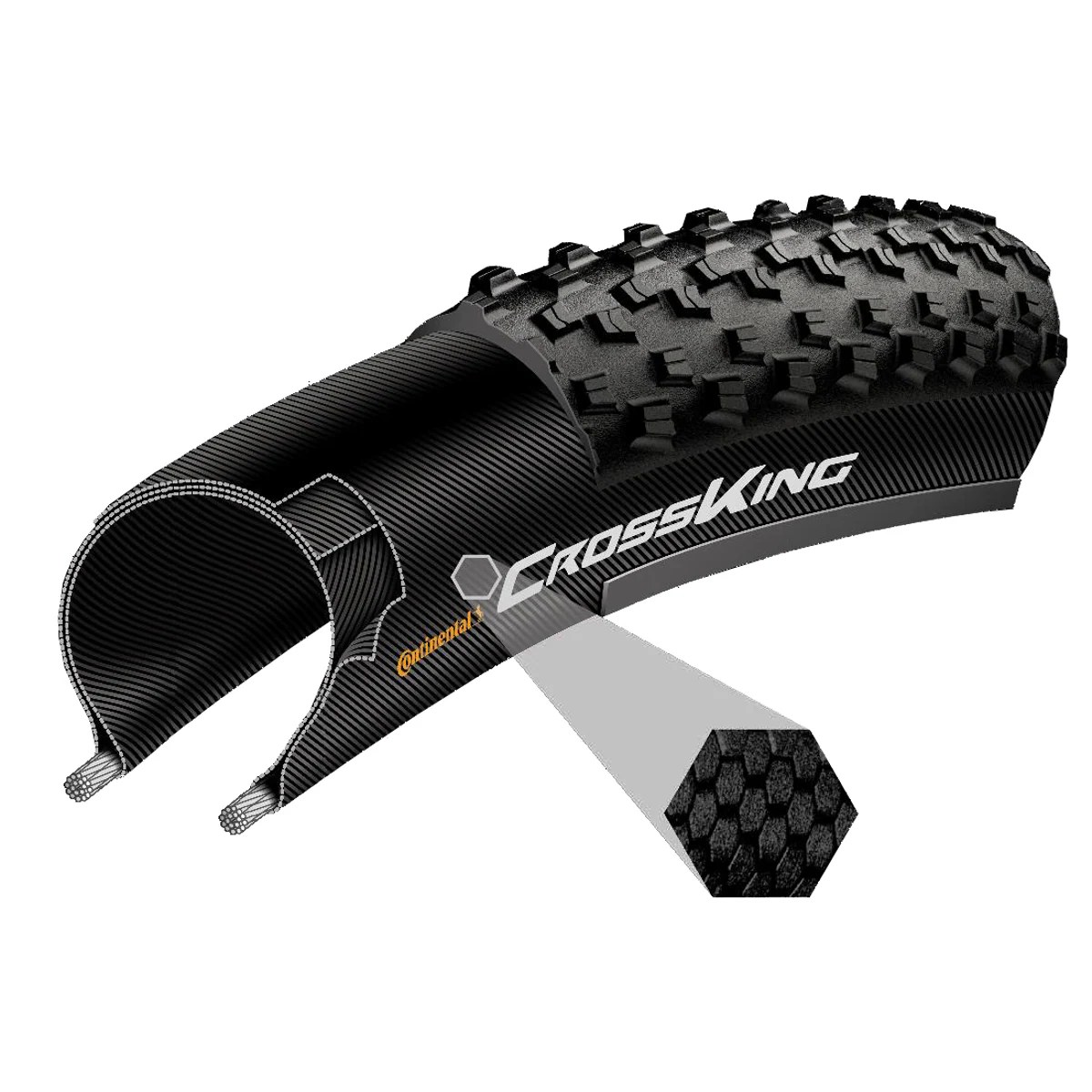 Continental Cross King II Wire MTB-Drahtreifen – Bild 3