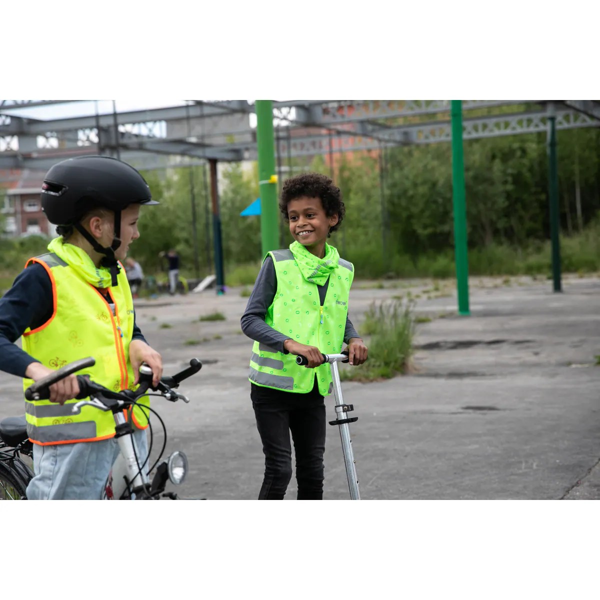 WOWOW NUTTY JACKET Kinder Reflex Weste – Bild 5