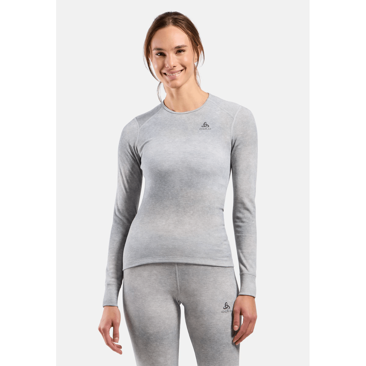 odlo ACTIVE WARM x POW BL TOP Damen Langarm Sportunterhemd – Bild 4