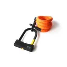 Texlock Eyelet D-lock Bundle Textil-Schlosskette mit Bügelschloss Texlock Eyelet D-lock Bundle Textil-Schlosskette mit Bügelschloss