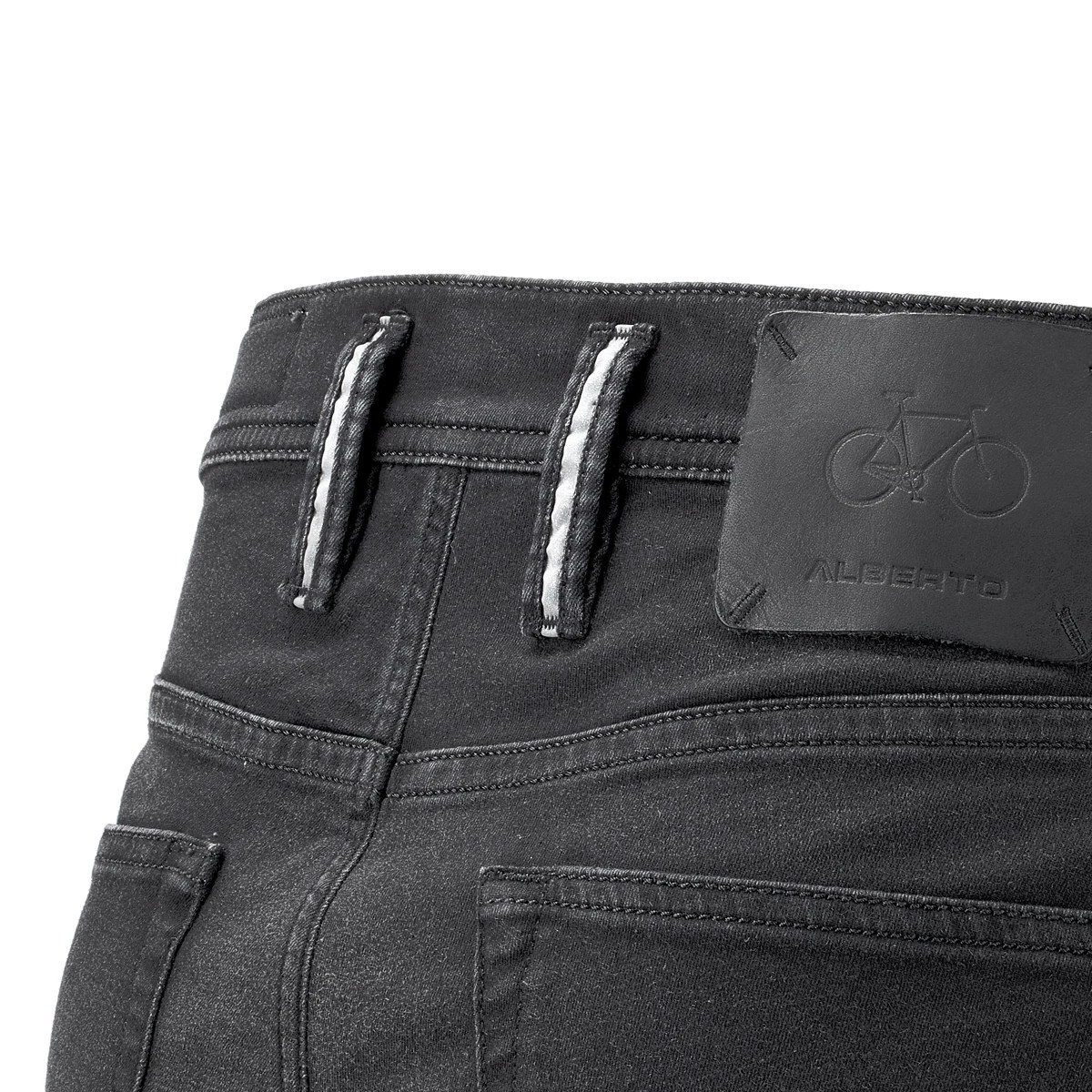 ALBERTO BIKE Coolmax Denim Jeans Short – Bild 5