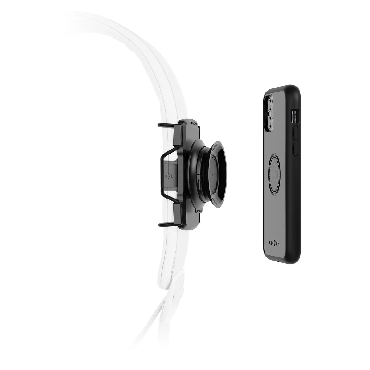 Fidlock VACUUM tex base Set Smartphonehalterung für Rucksackgurte Fidlock VACUUM tex base Set Smartphonehalterung für Rucksackgurte