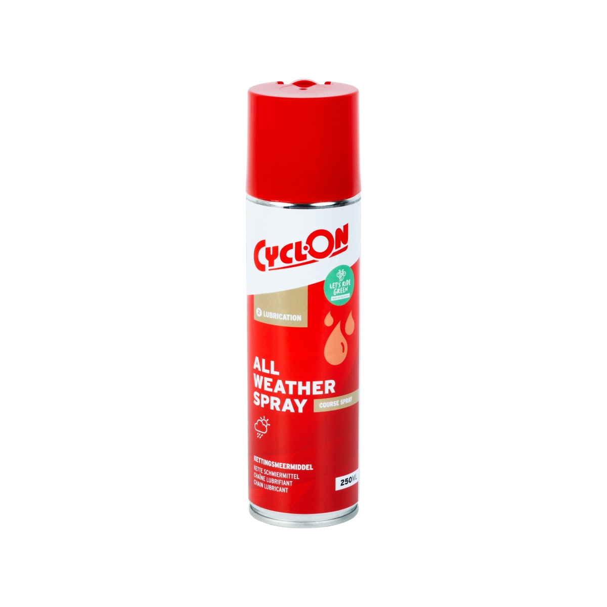 CyclOn All Weather Spray Kettenschmiermittel – ohne PTFE CyclOn All Weather Spray Kettenschmiermittel – ohne PTFE