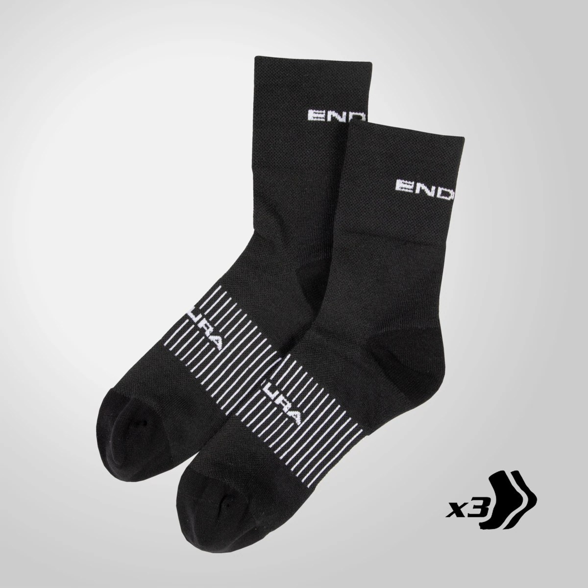 ENDURA COOLMAX RACE SOCKEN (DREIERPACK) – Bild 3