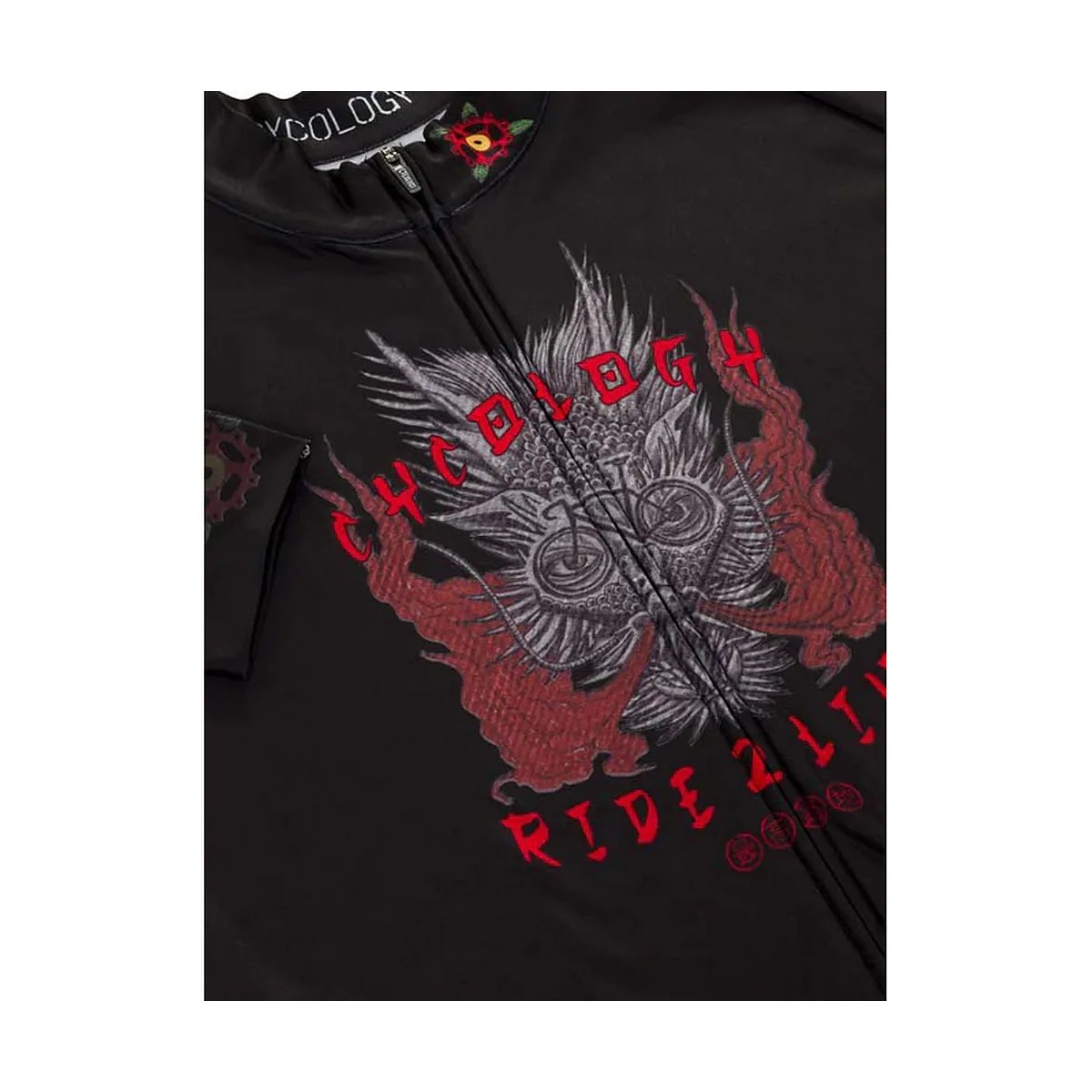 CYCOLOGY DRAGON MEN'S LONG SLEEVE JERSEY Langarm Radtrikot – Bild 3