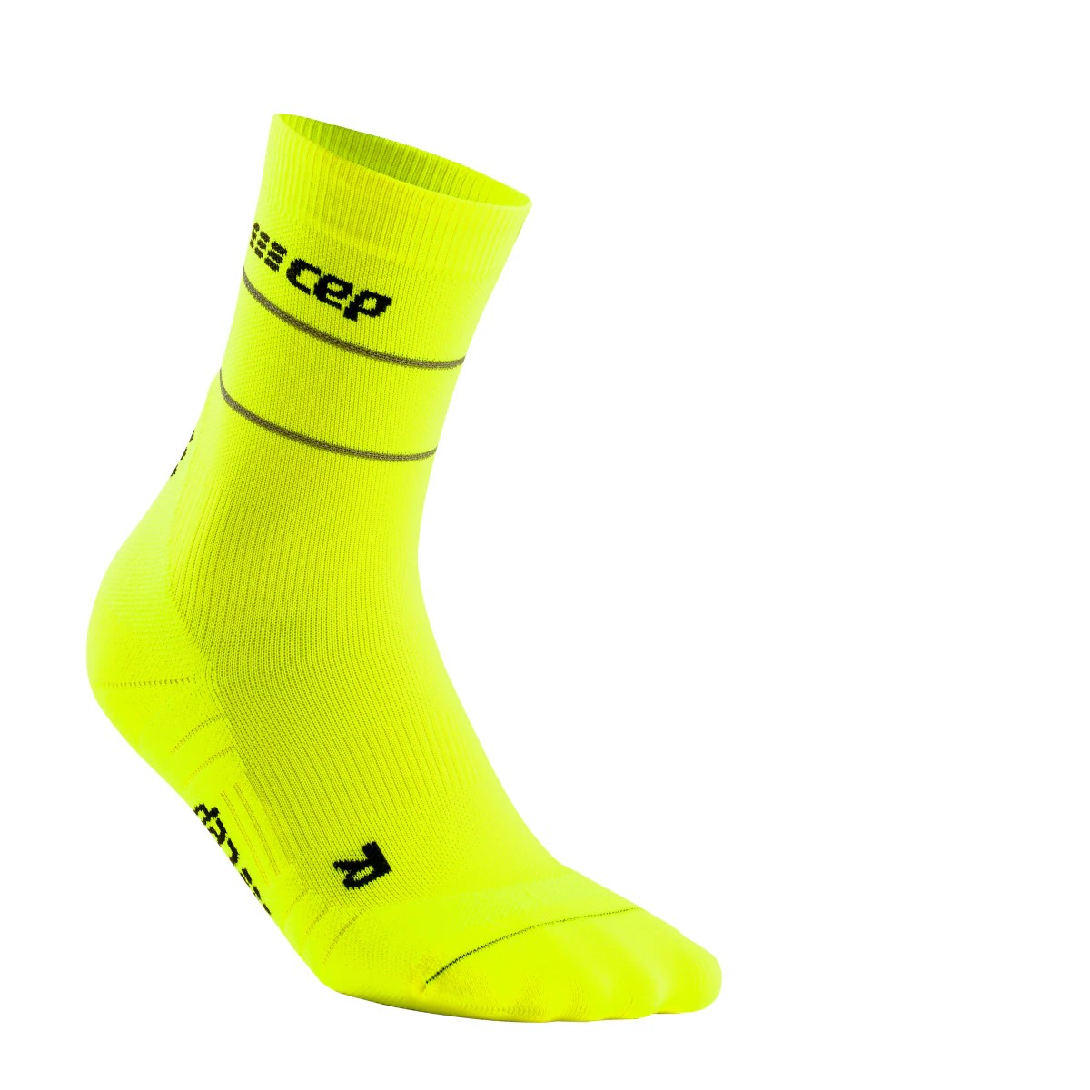 cep REFLECTIVE COMPRESSION SOCKS MID CUT Kompressionssocken – Bild 2