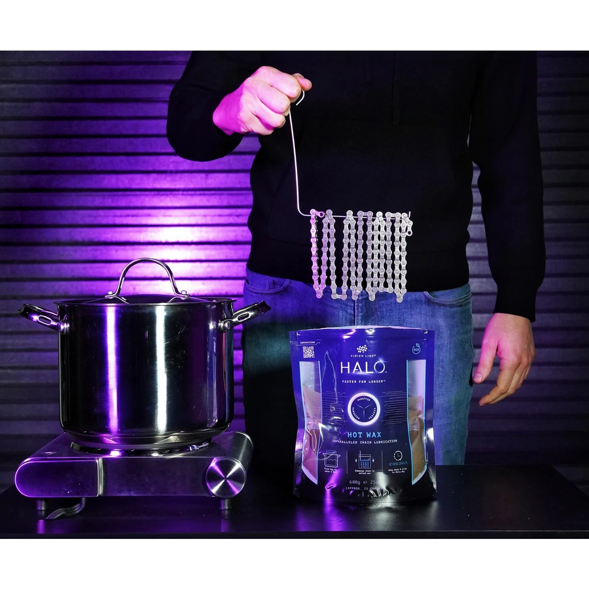 Finish Line HALO Hot Wax Heiß-Kettenwachs – Bild 4