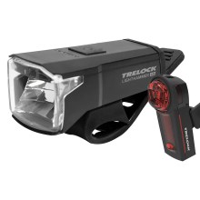 Trelock LS 440 Lighthammer Frontleuchte + LS740 I-GO Vector Akku-Rücklicht Beleuchtungsset Trelock LS 440 Lighthammer Frontleuchte + LS740 I-GO Vector Akku-Rücklicht Beleuchtungsset