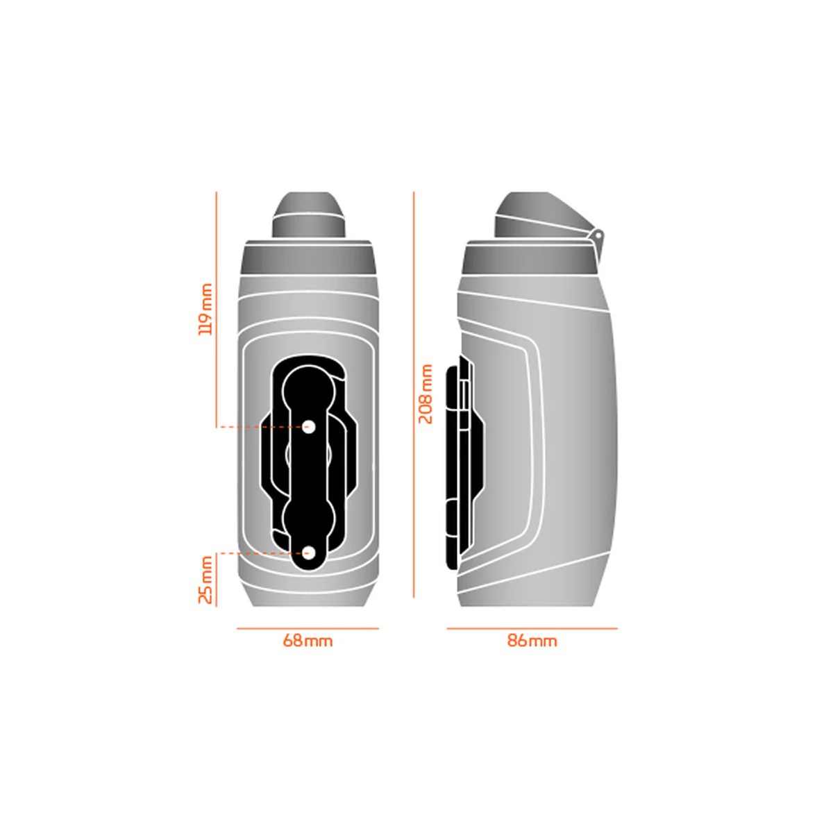 Fidlock TWIST bottle 590 ml Trinkflasche inkl. bottle connector – Bild 3