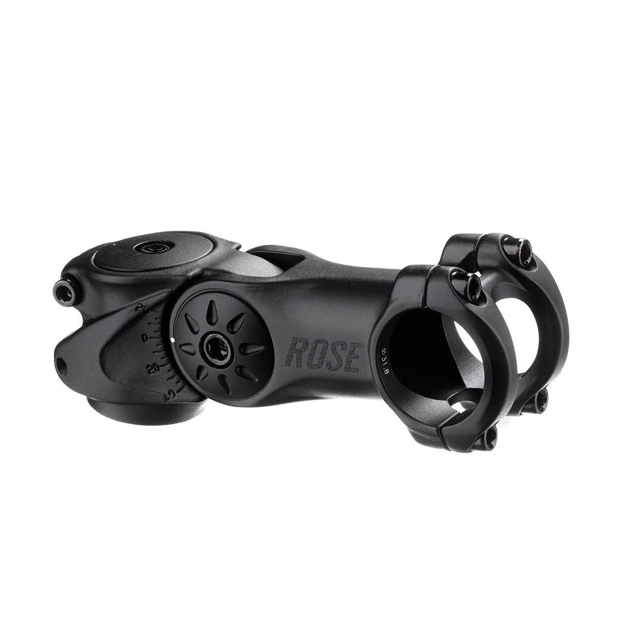 ROSE Adjust Black Edition winkelverstellbarer A-Head Vorbau für 31,8 mm ROSE Adjust Black Edition winkelverstellbarer A-Head Vorbau für 31,8 mm