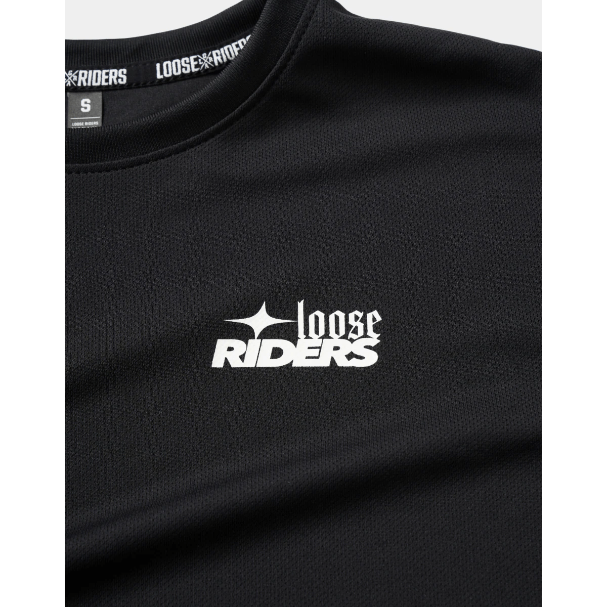 Loose Riders ESSENTIALS BLACK Langarm MTB Bikeshirt – Bild 2