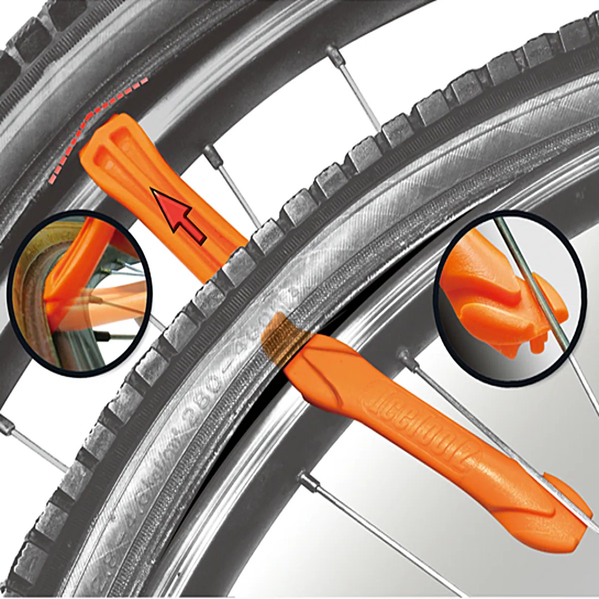 IceToolz Reifenheber Reifen-Montagehebel – Bild 2