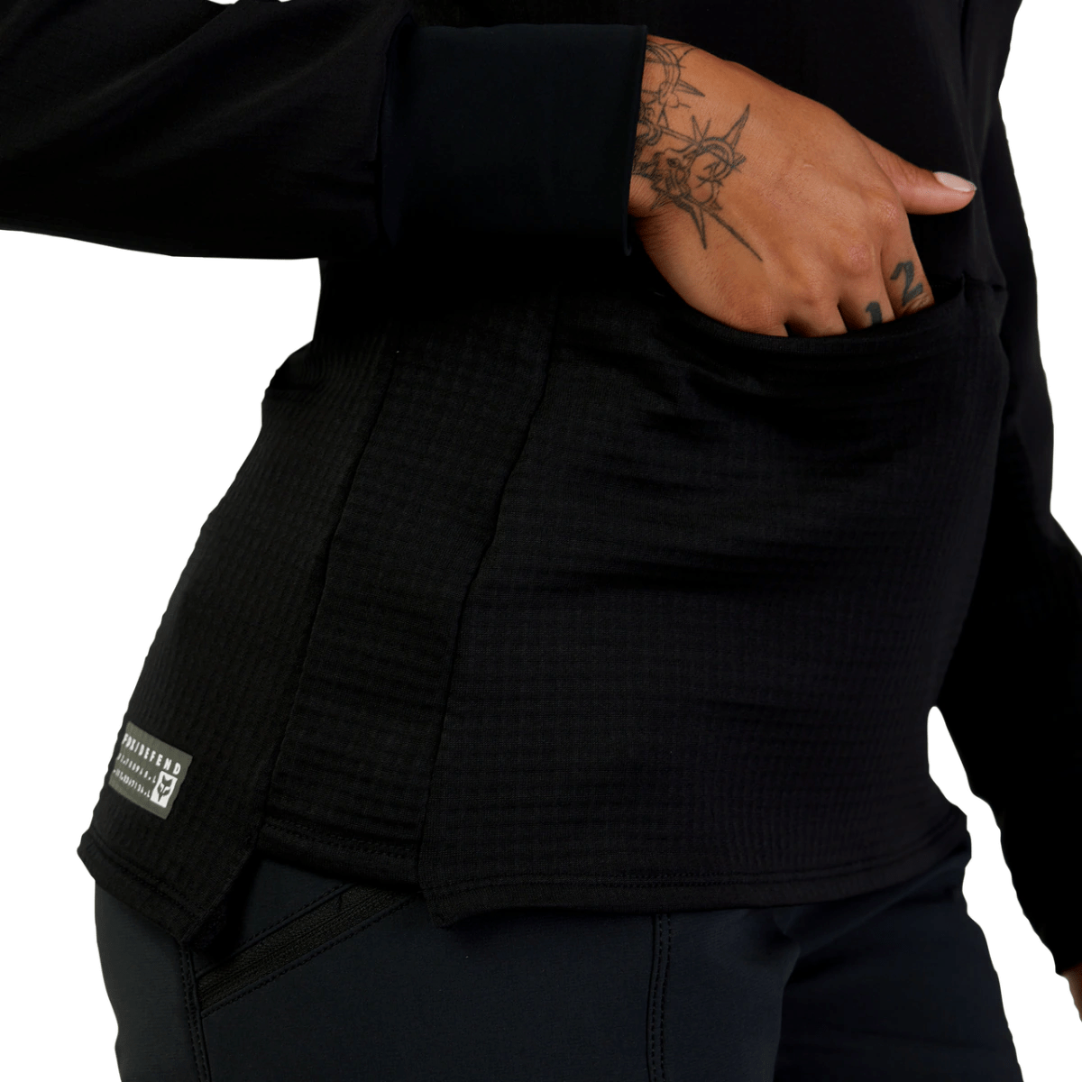 FOX W DEFEND THERMAL HOODIE Damen MTB Kapuzenpullover – Bild 3