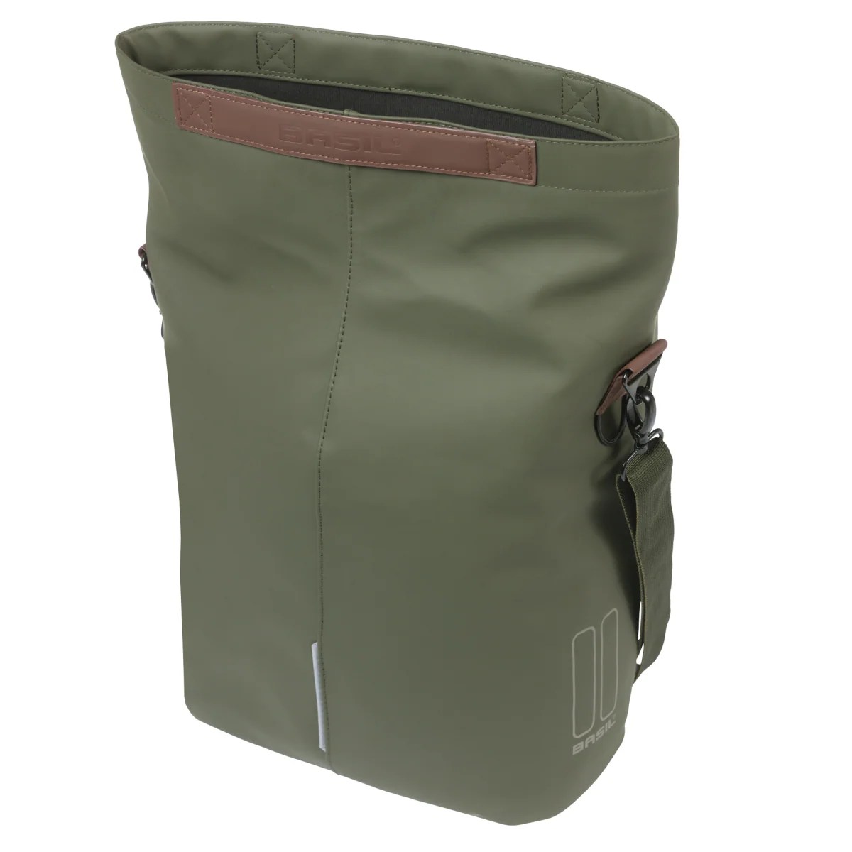 BASIL City Shopper MIK Hooks vegan leather Gepäckträgertasche – Bild 5