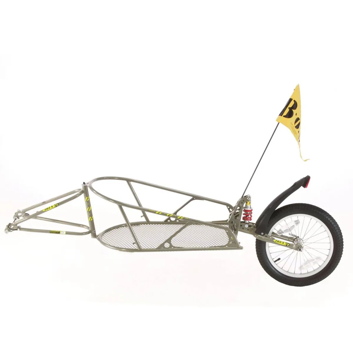 BOB IBEX 28 Lastenfahrradanhänger mit BOB BAG Transporttasche