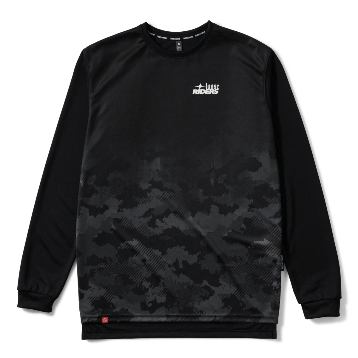 Loose Riders ESSENTIALS DIPPED STEALTH Langarm MTB Bikeshirt Loose Riders ESSENTIALS DIPPED STEALTH Langarm MTB Bikeshirt