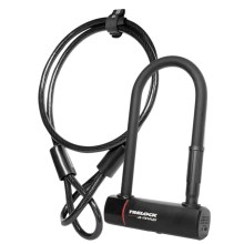 Trelock U5 Mini Flex Bügelschloss, 18 cm, inkl. Schlaufenkabel Trelock U5 Mini Flex Bügelschloss, 18 cm, inkl. Schlaufenkabel