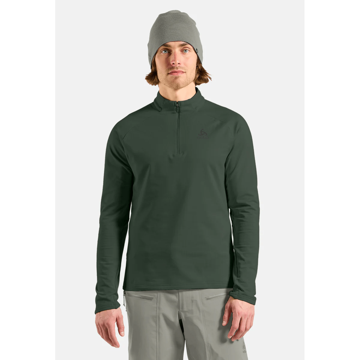 odlo ESSENTIAL LIGHT Mid Layer 1/2 zip Langarm Bikeshirt – Bild 4