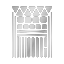 rie:sel design re:flex anywhere reflektierende Rahmen- und Helmaufkleber rie:sel design re:flex anywhere reflektierende Rahmen- und Helmaufkleber