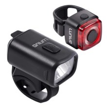 Lunivo DICE F50 Frontleuchte + DICE R Brake Rücklicht Akku-Beleuchtungsset Lunivo DICE F50 Frontleuchte + DICE R Brake Rücklicht Akku-Beleuchtungsset