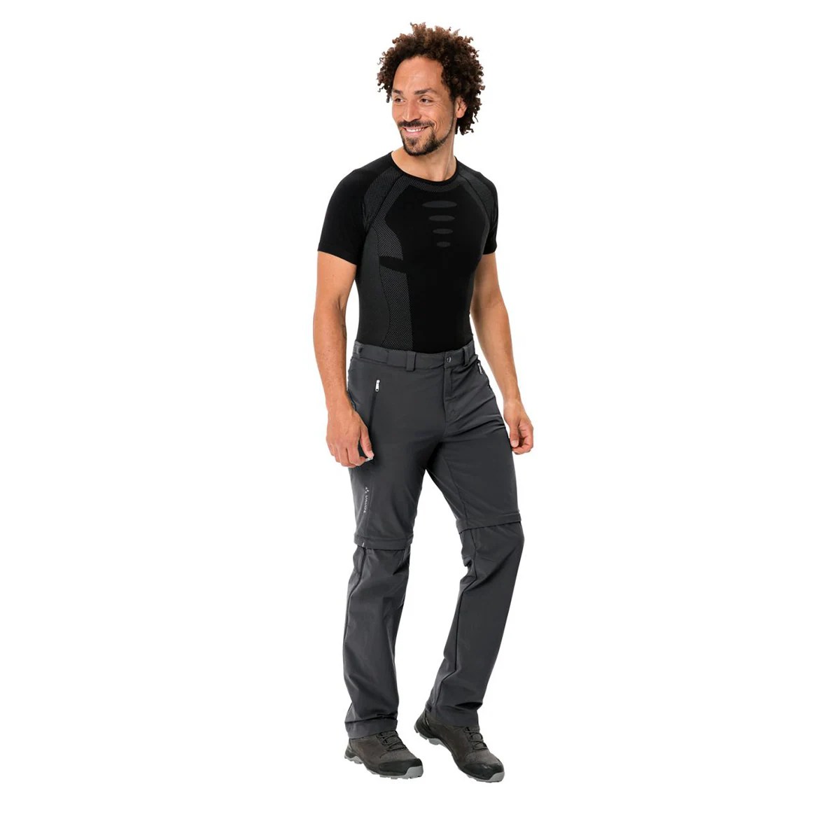 VAUDE MEN'S FARLEY STRETCH T-ZIP PANTS III Zipp-Off Hose – Bild 5