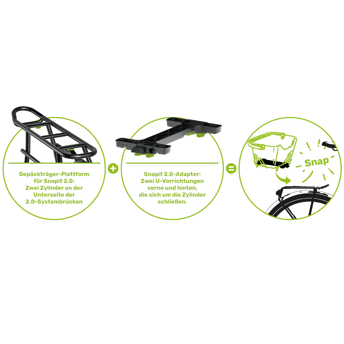 Racktime SNAPIT 2.0 Adapterplatte abschließbar – Bild 2