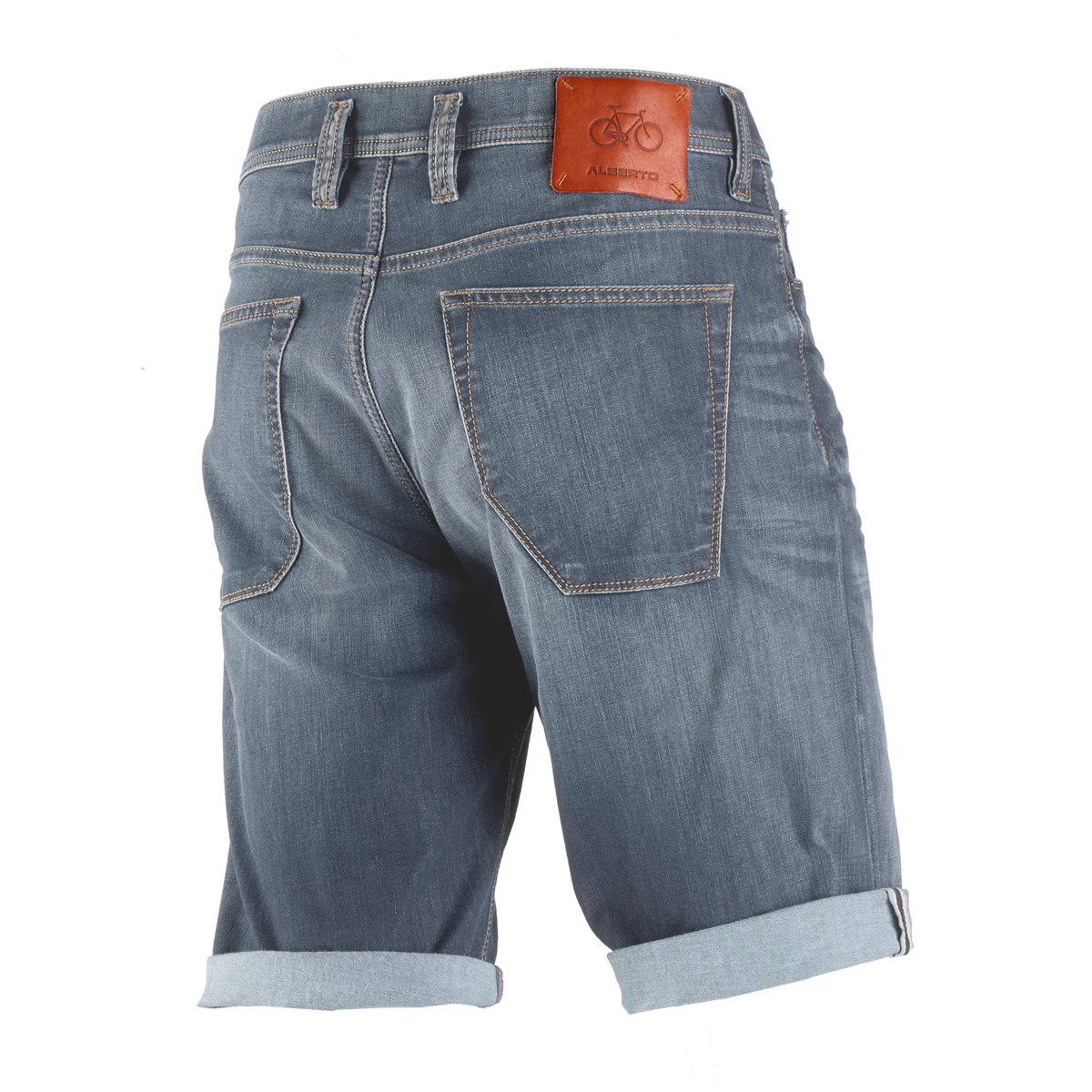 ALBERTO BIKE Coolmax Denim Jeans Short – Bild 2