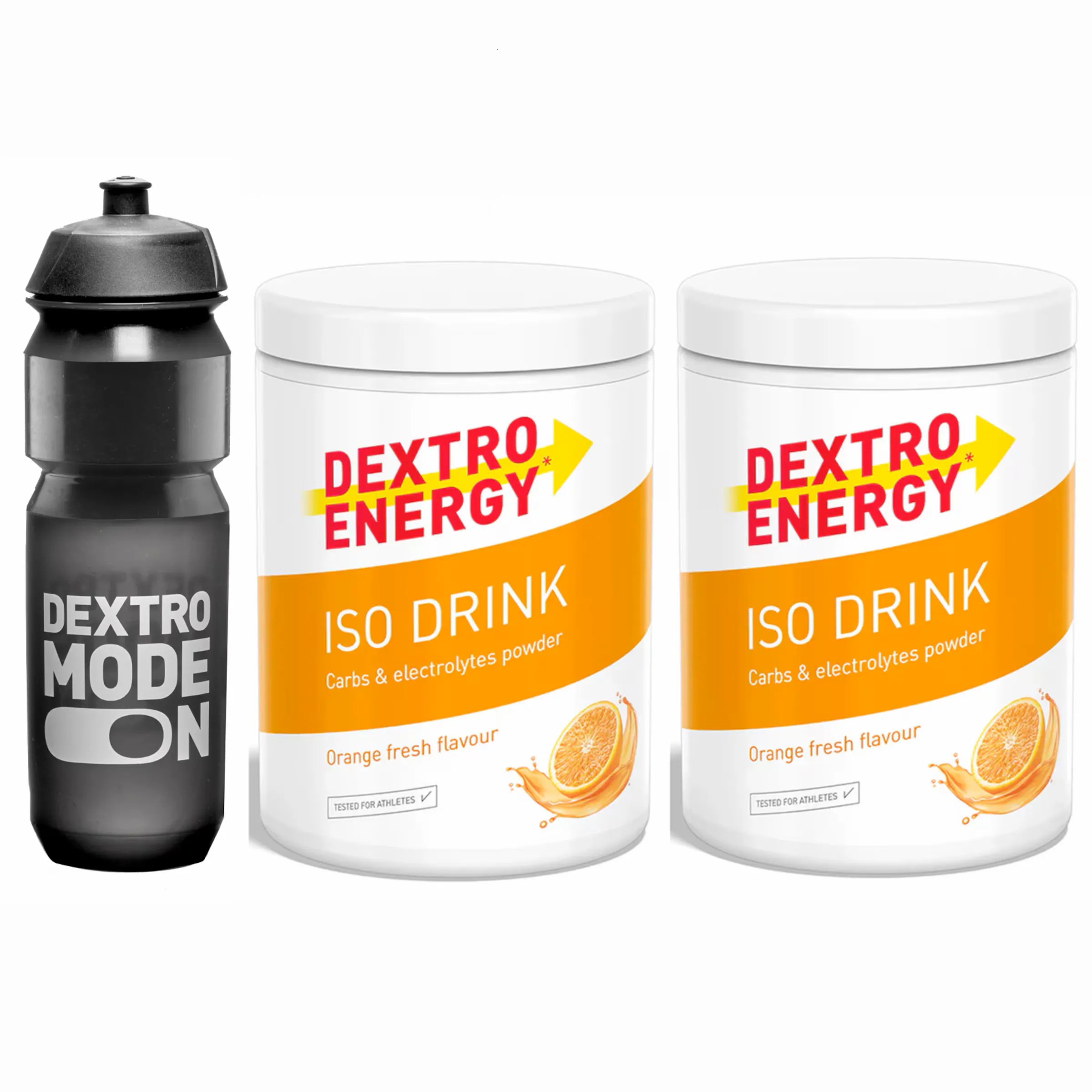 Dextro Energy Iso Drink Setangebot Vorrat inkl. Trinkflasche Dextro Energy Iso Drink Setangebot Vorrat inkl. Trinkflasche