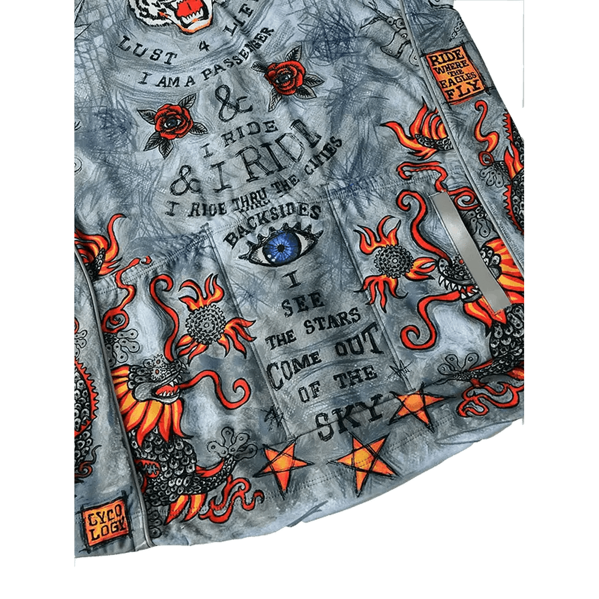 CYCOLOGY CITY OF ANGELS MEN‘S WINTER LONG SLEEVE JERSEY Langarm Radtrikot – Bild 5