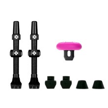 Muc-Off Tubeless AirTag-Halter mit 44 mm Ventil-Kit Muc-Off Tubeless AirTag-Halter mit 44 mm Ventil-Kit