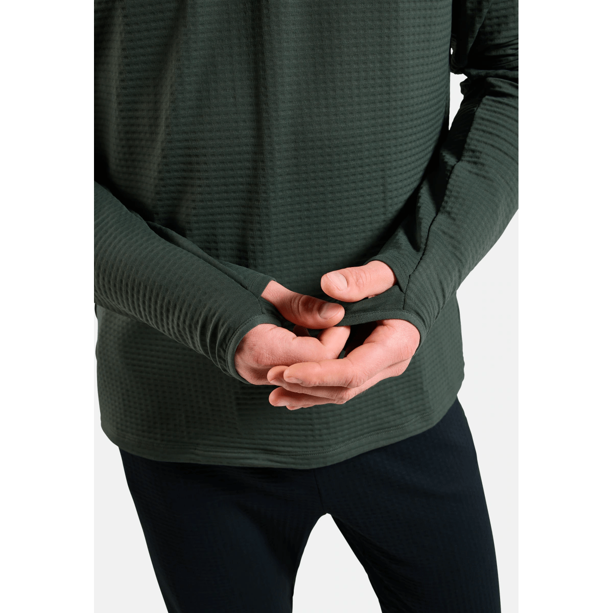 odlo ESSENTIAL THERMAL Mid Layer Langarm Thermo Bikeshirt – Bild 3