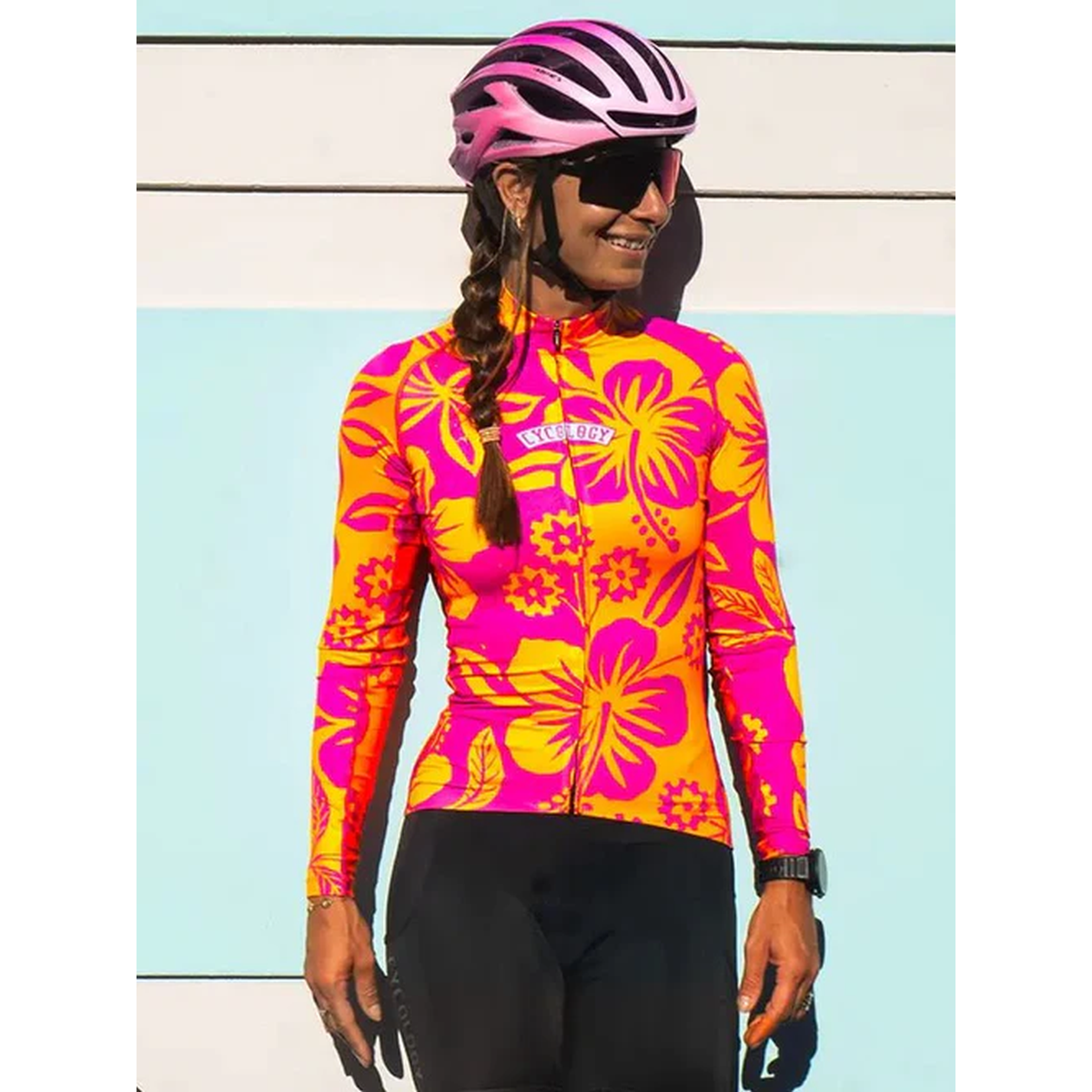 CYCOLOGY OAHU WOMEN’S SUMMER LONG SLEEVE JERSEY Langarm Radtrikot – Bild 5
