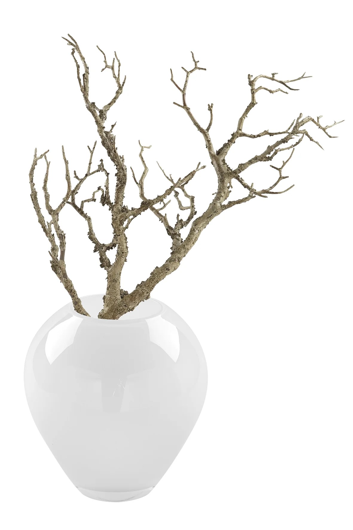 Fink Glasvase Vase Glas Dekovase Tischvase Livia weiß Opalglas elegant Fink Glasvase Vase Glas Dekovase Tischvase Livia weiß Opalglas elegant