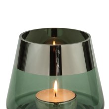 Teelichthalter aus Glas Deko Kerzenständer Windlicht JONA von Fink Höhe 13cm Teelichthalter aus Glas Deko Kerzenständer Windlicht JONA von Fink Höhe 13cm