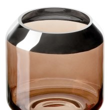 Teelichthalter Smilla von Fink Living in braun 9 cm Teelichthalter Smilla von Fink Living in braun 9 cm