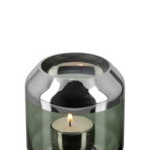 Fink Teelichthalter Smilla Windlicht Teelicht Glas grün silber Fink Teelichthalter Smilla Windlicht Teelicht Glas grün silber