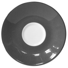 MOMENTS Unterteller mit Platinumauflage in grau MOMENTS Unterteller mit Platinumauflage in grau