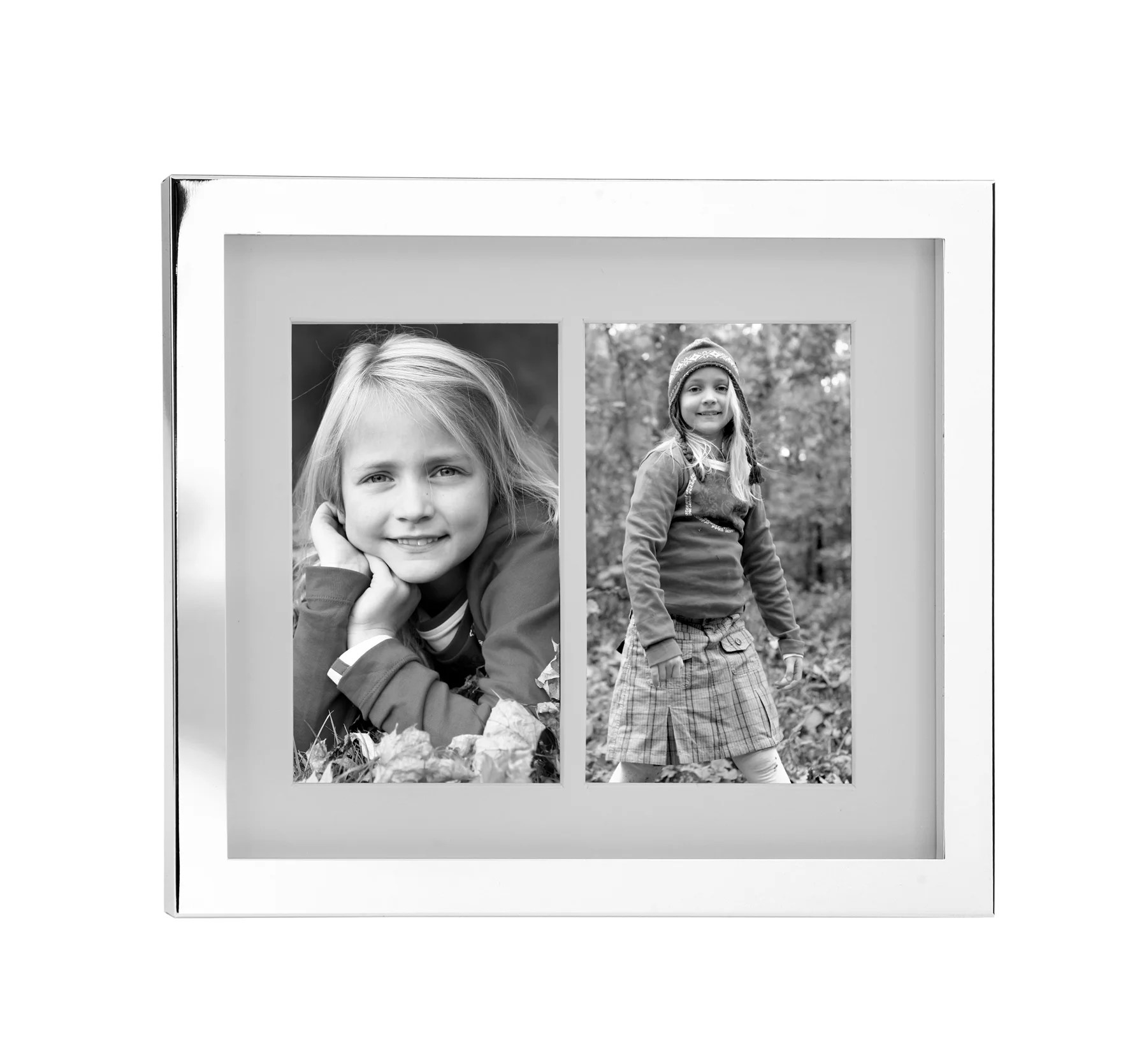 Fink Fotorahmen Bilderrahmen silber Rahmen Doppelrahmen Bildgröße je 10x15 cm Fink Fotorahmen Bilderrahmen silber Rahmen Doppelrahmen Bildgröße je 10x15 cm