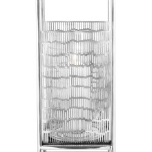 Windlicht Glas Kerzenhalter Kerzenständer outdoor NICOSA  silber Höhe 40 cm Windlicht Glas Kerzenhalter Kerzenständer outdoor NICOSA  silber Höhe 40 cm