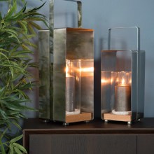 Windlicht Kerzenhalter Laterne Kerzenleuchter Glas matt silber Magnus Fink Windlicht Kerzenhalter Laterne Kerzenleuchter Glas matt silber Magnus Fink