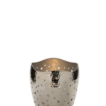 Fink ELIAS Windlicht Deko Glas Metall  silberfarben Fink ELIAS Windlicht Deko Glas Metall  silberfarben