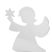 Fink Figur Holyworker silberfarben Dekoration Deko Fink Figur Holyworker silberfarben Dekoration Deko