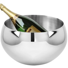 APOLLO Sektkühler Eiseimer Flaschenkühler Edelstahl silber APOLLO Sektkühler Eiseimer Flaschenkühler Edelstahl silber