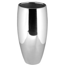 Vase Dekovase Blumenvase silber AFRICA Höhe 40 cm von Fink Vase Dekovase Blumenvase silber AFRICA Höhe 40 cm von Fink