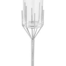 Fink Luxor Windlicht Deko Glas Metall  silberfarben Fink Luxor Windlicht Deko Glas Metall  silberfarben