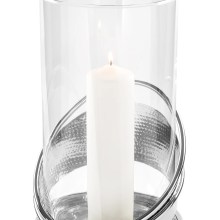 Windlicht Glas Kerzenhalter Kerzenständer Stumpenkerze Silber Colette Fink Windlicht Glas Kerzenhalter Kerzenständer Stumpenkerze Silber Colette Fink