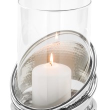 Windlicht Kerzenhalter Laterne Kerzenleuchter Glas silberfarben Colette Fink Windlicht Kerzenhalter Laterne Kerzenleuchter Glas silberfarben Colette Fink