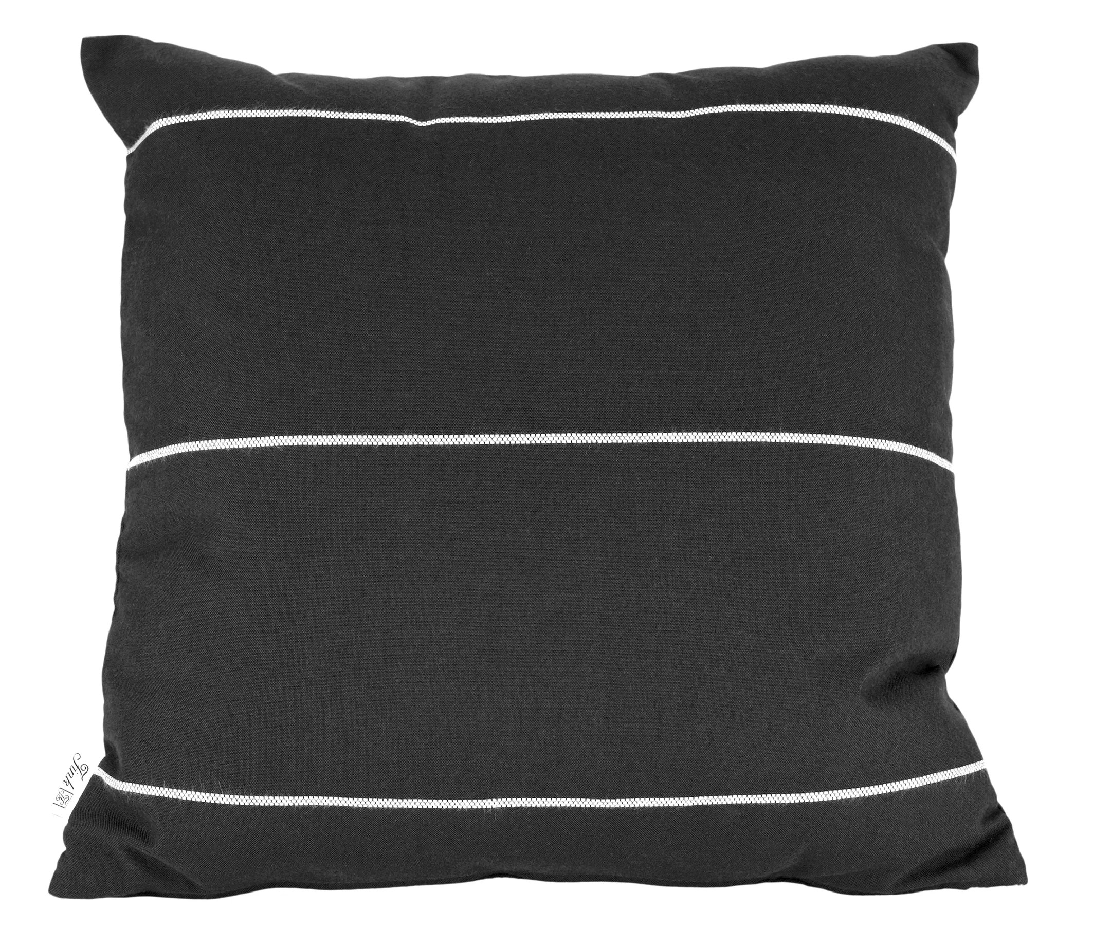 Kissenhülle Kissenbezug grau mit feinem Streifen CARLO von Fink Living 50x50cm Kissenhülle Kissenbezug grau mit feinem Streifen CARLO von Fink Living 50x50cm